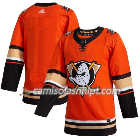 Camisola Anaheim Ducks Blank Adidas 2019-2020 Laranja Authentic - Homem
